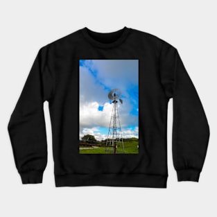 Angry Skies make Happy Windmills Crewneck Sweatshirt